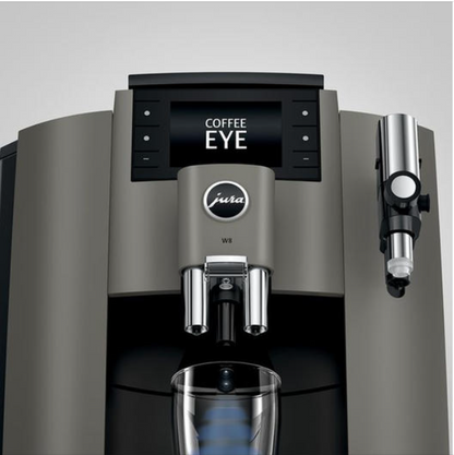 JURA | W8 Dark Inox Fully Automatic Bean to Cup Coffee Machine - NEW