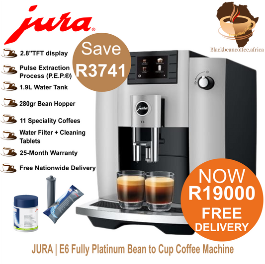 JURA | E6 Fully Platinum Bean to Cup Coffee Machine