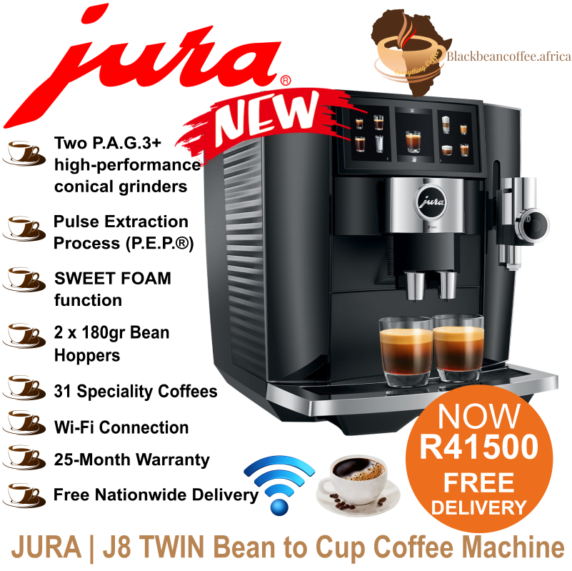 JURA | J8 Twin Fully Automatic Bean to Cup Coffee Machine Incl. Wi-Fi Connect