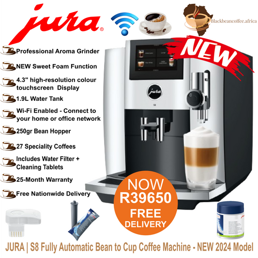 JURA | S8 Fully Automatic Bean to Cup Coffee Machine - NEW 2024 Model